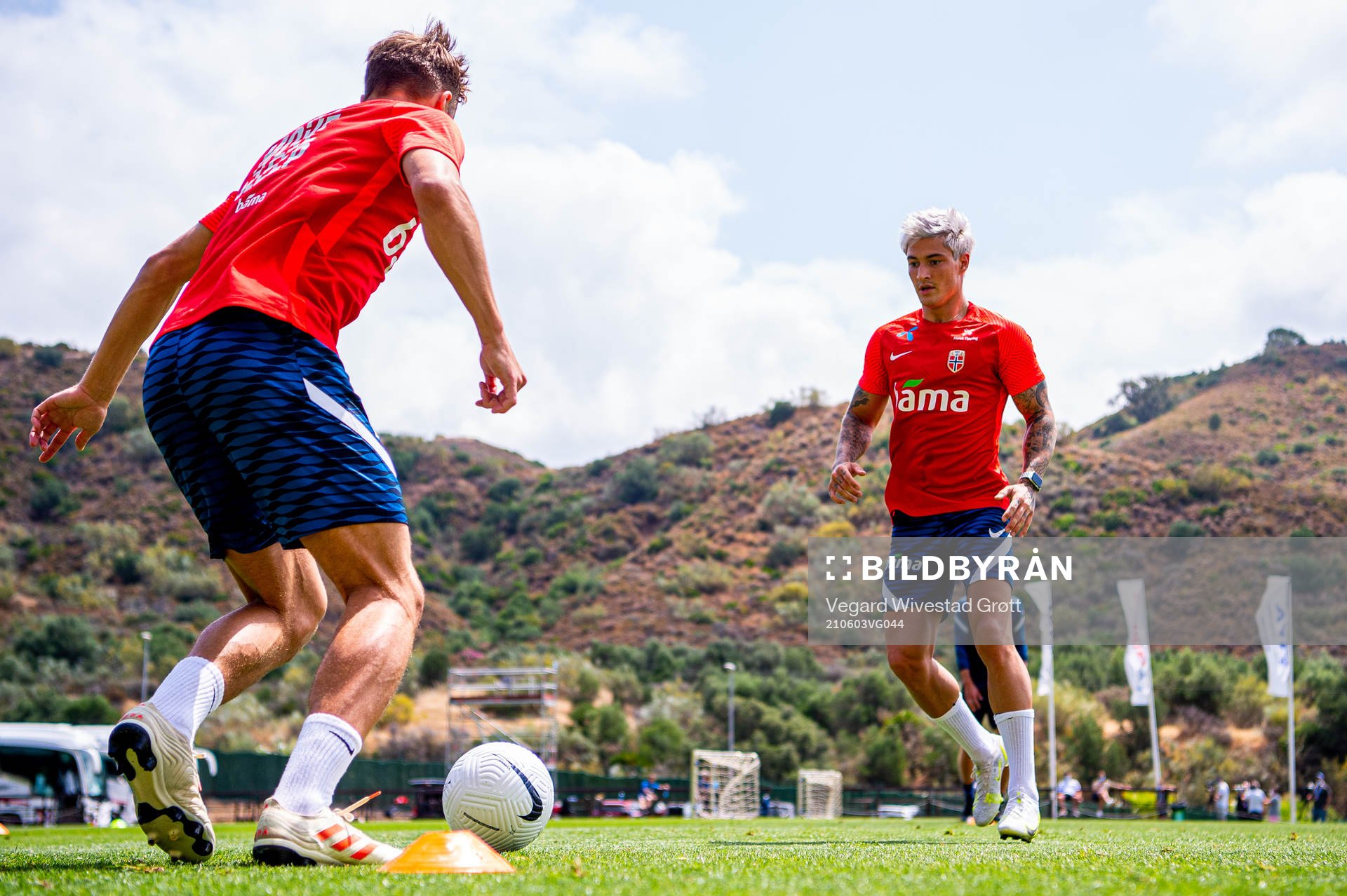 Mathias Normann of the Norwegian national football team
