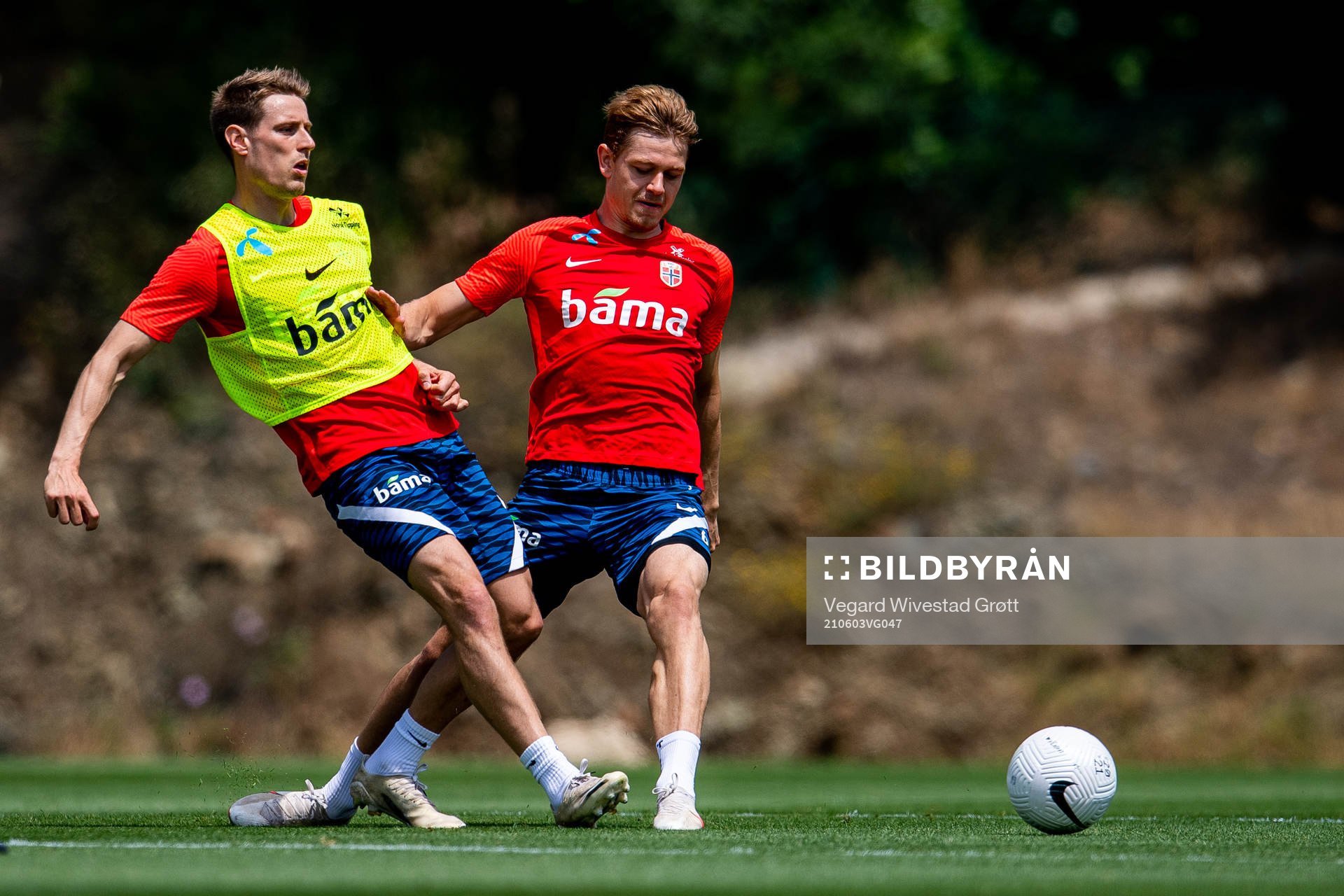 Kristoffer Zachariassen and Julian Ryerson of the Norwegian
