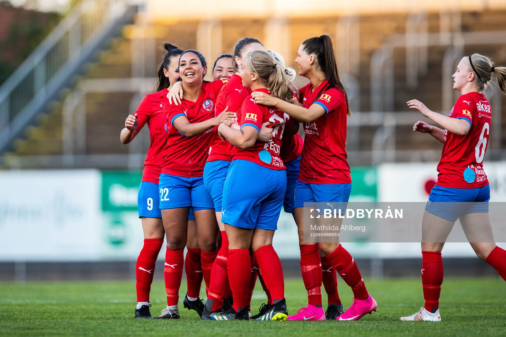 Helsingborsgs spelare jublar