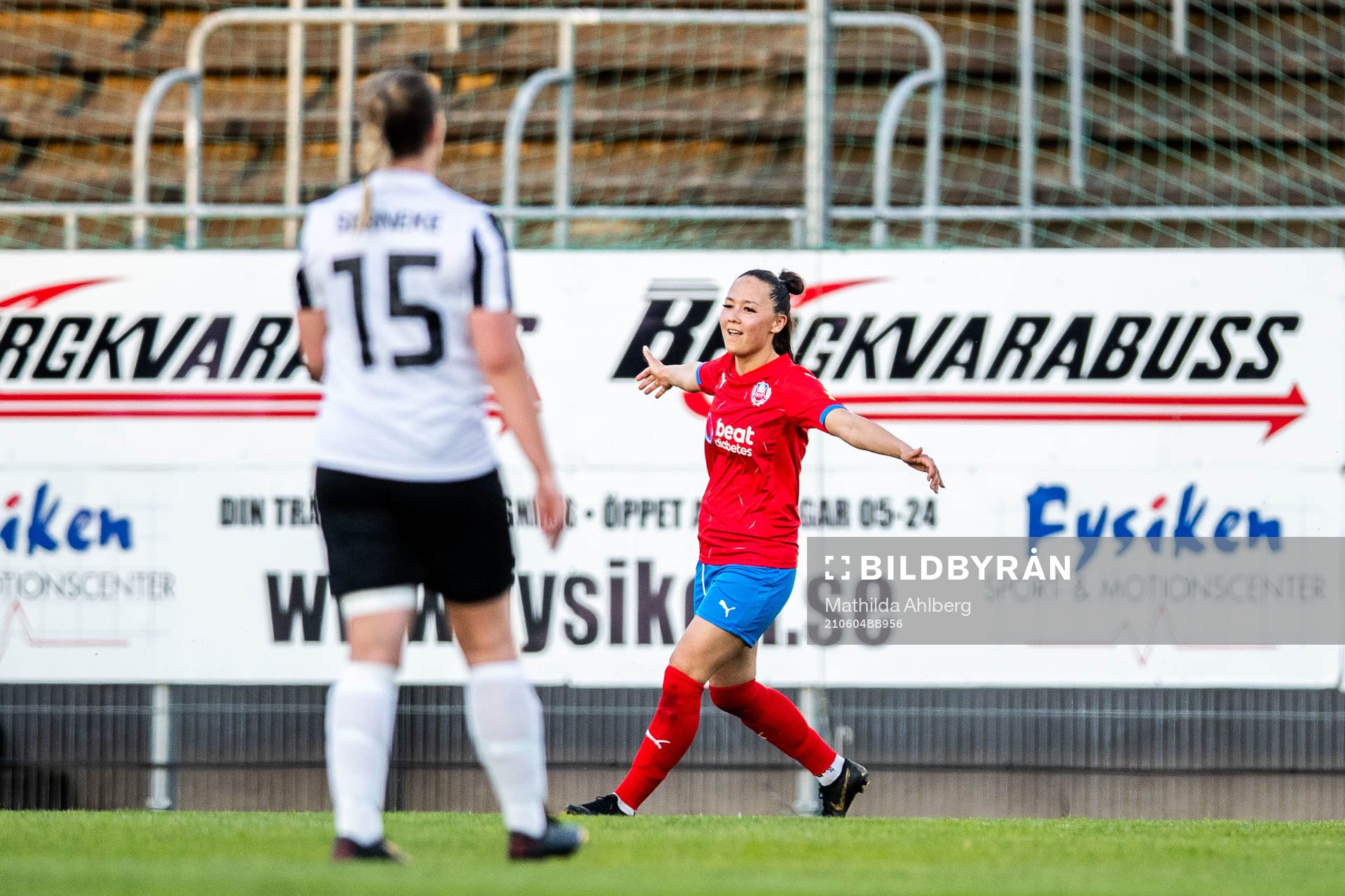 Helsingborsgs Isabel Aguilar jublar