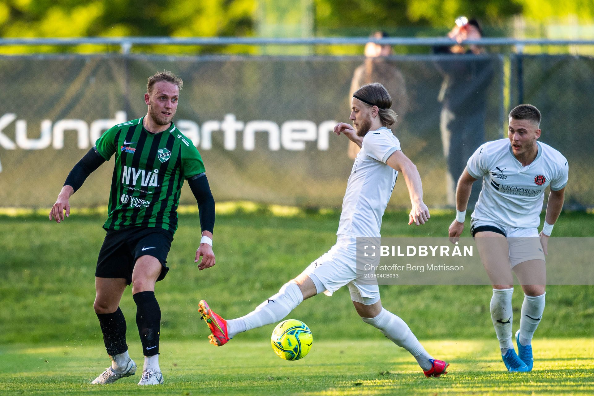 Högaborgs Johan Wester och Hittarps Oliver Åkerman