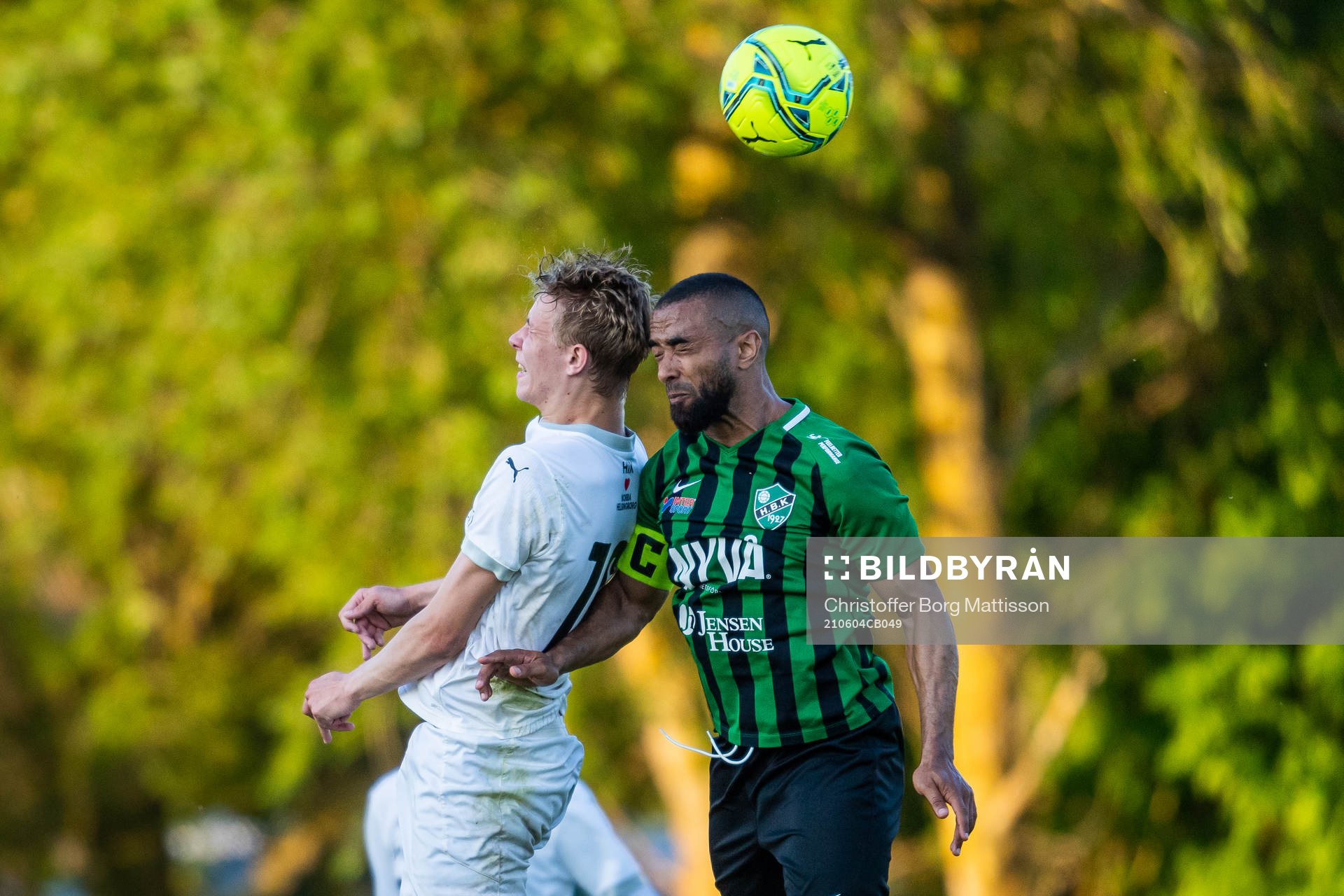 Hittarps Tim Amilon Persson och Högaborgs Kamal Barny