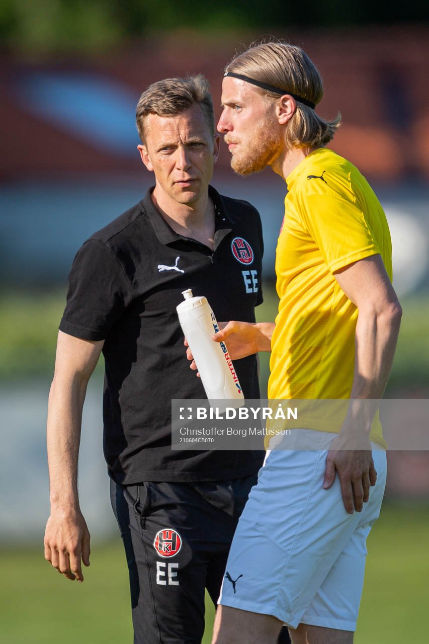 Hittarps tränare Erik Edman