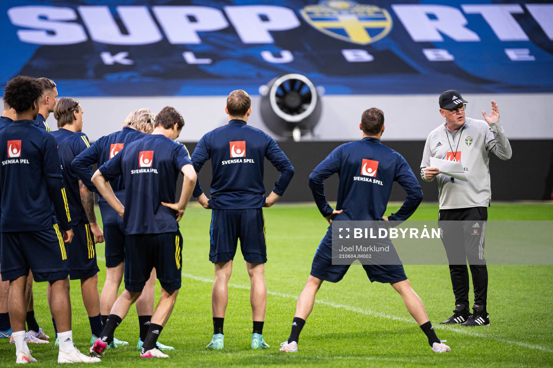 Head coach Janne Andersson of the Swedish national football