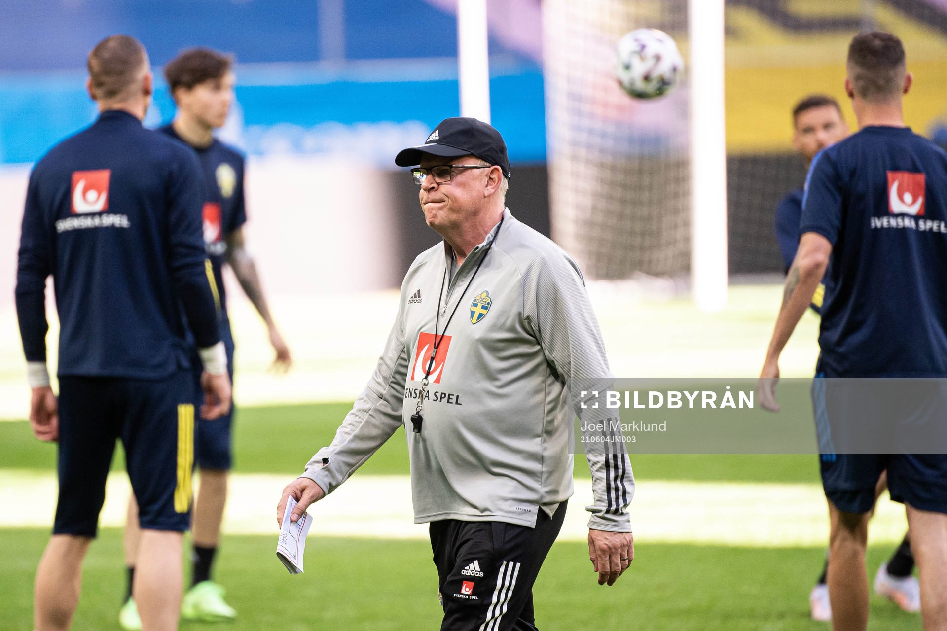 Head coach Janne Andersson of the Swedish national football