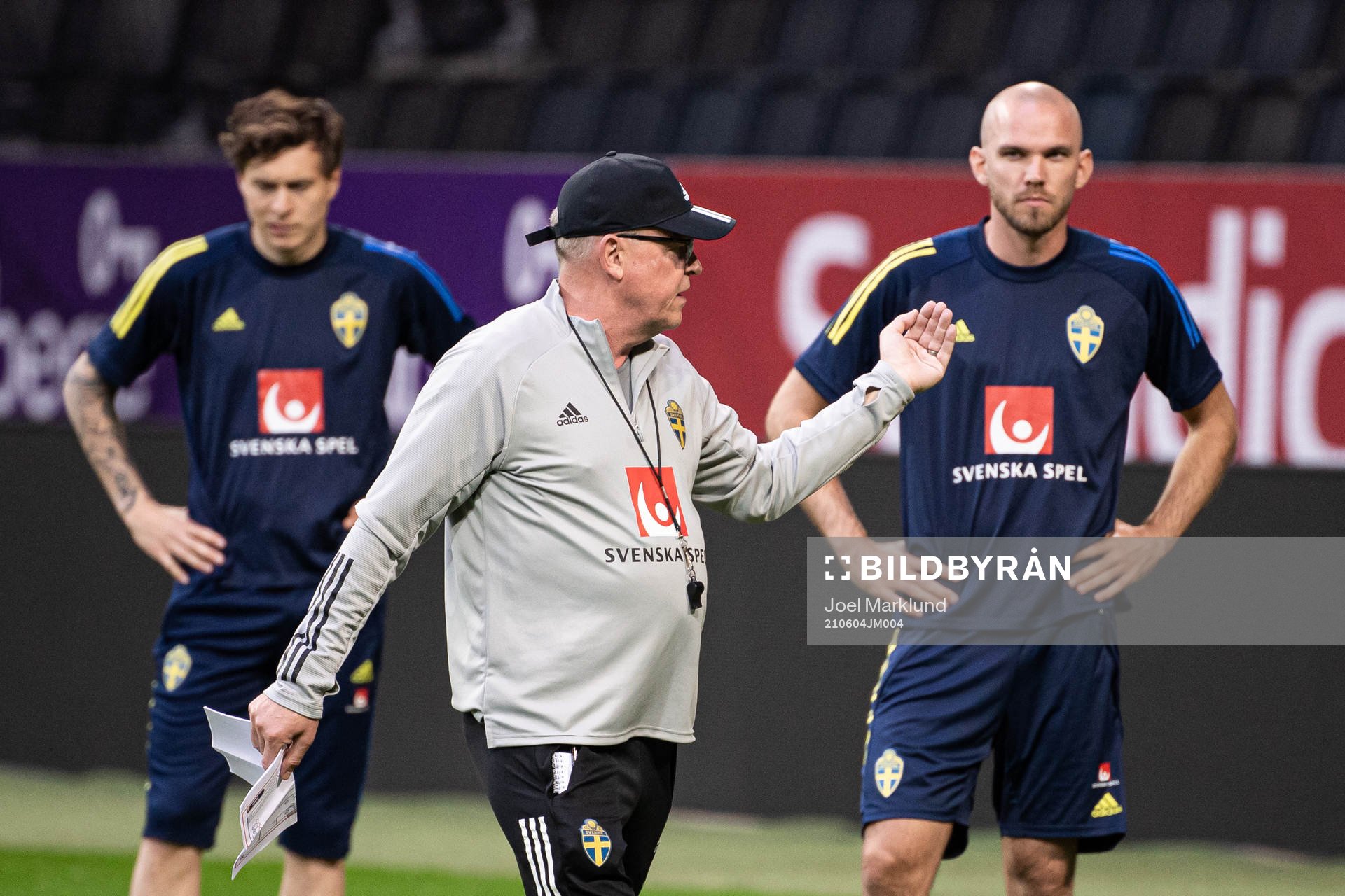 Head coach Janne Andersson of the Swedish national football