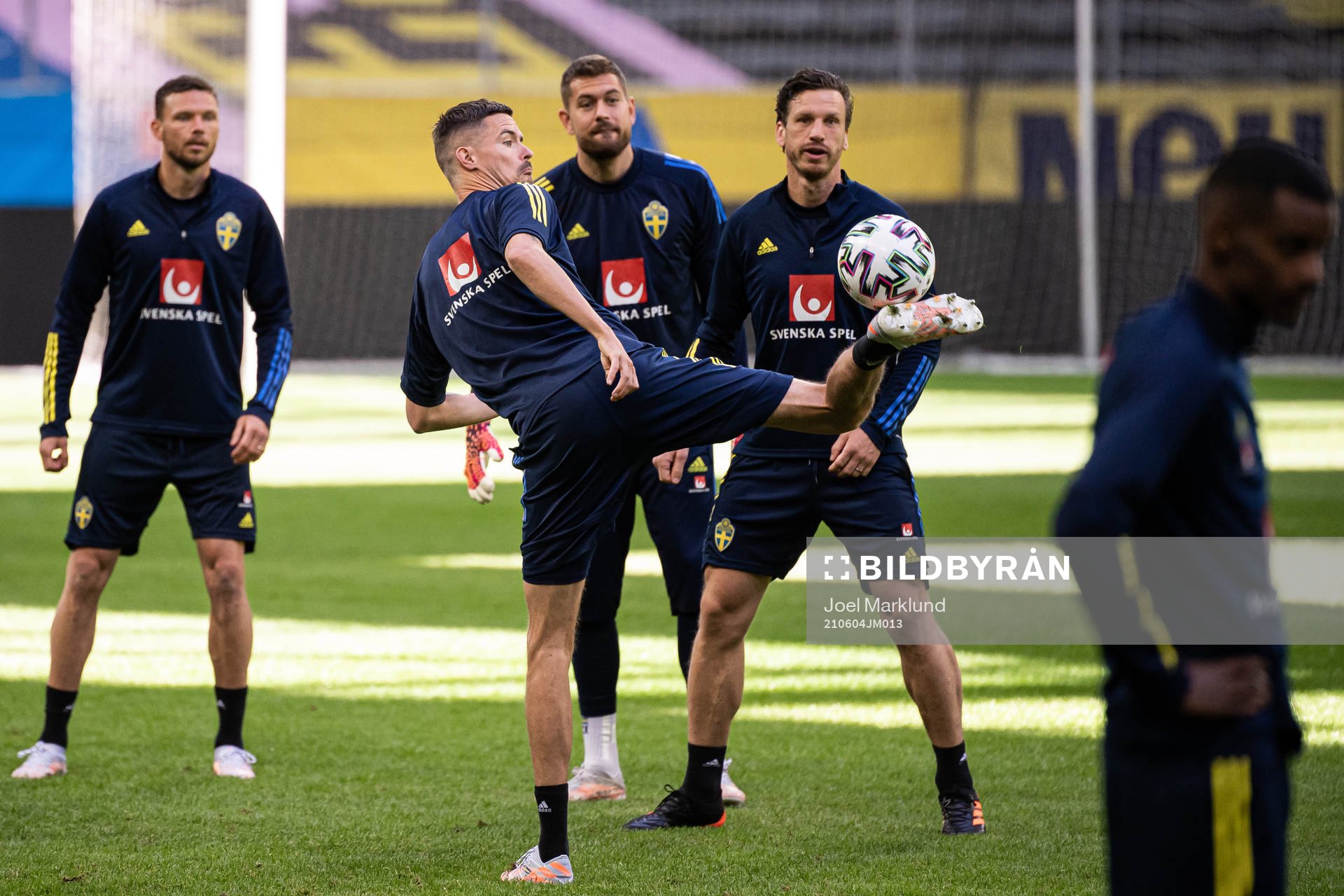 Mikael Lustig of the Swedish national football team