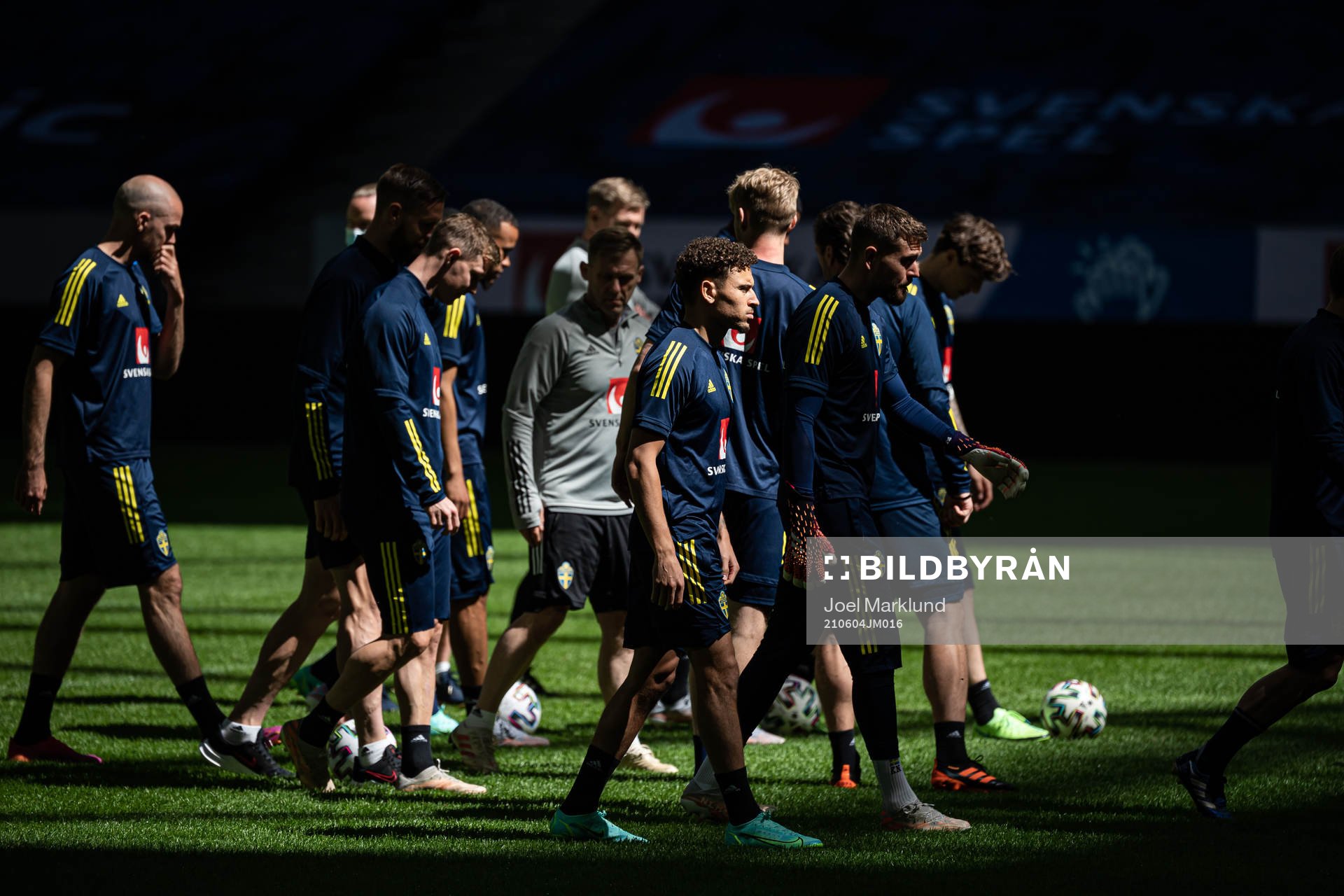 Jordan Larsson of the Swedish national football team