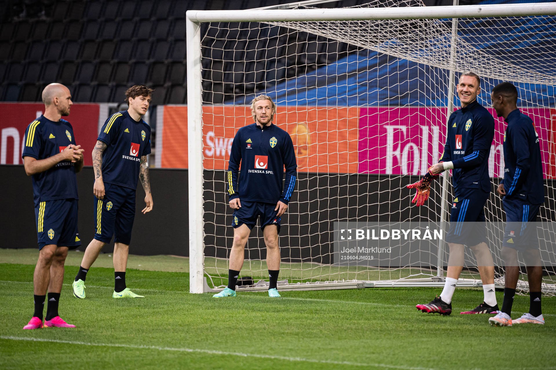 Marcus Danielson, Victor Nilsson Lindelöf, Emil Forsberg,