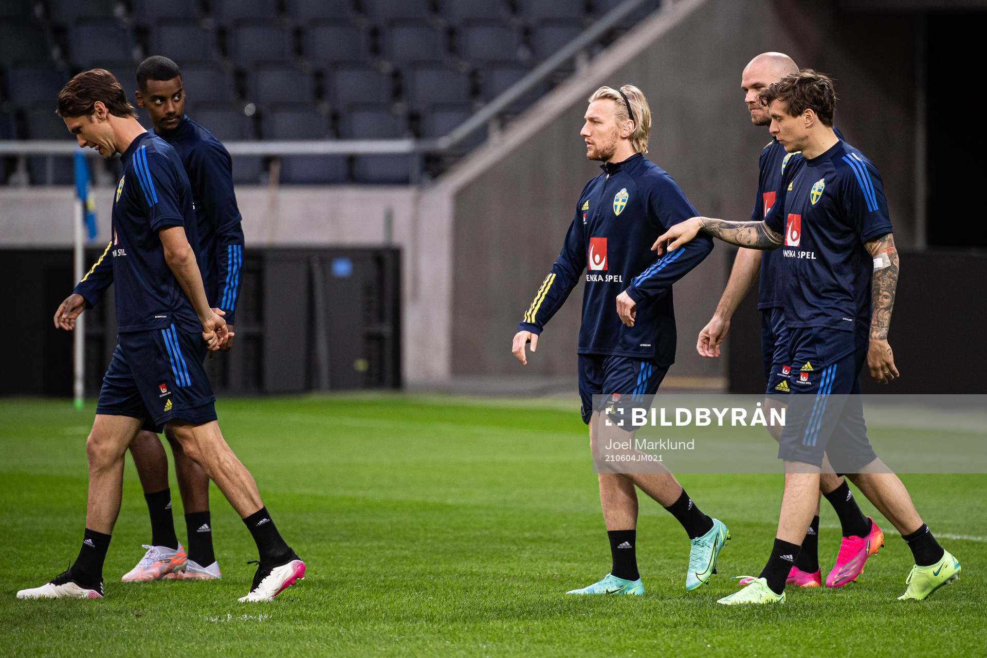 Albin Ekdal, Alexander Isak, Emil Forsberg, Marcus