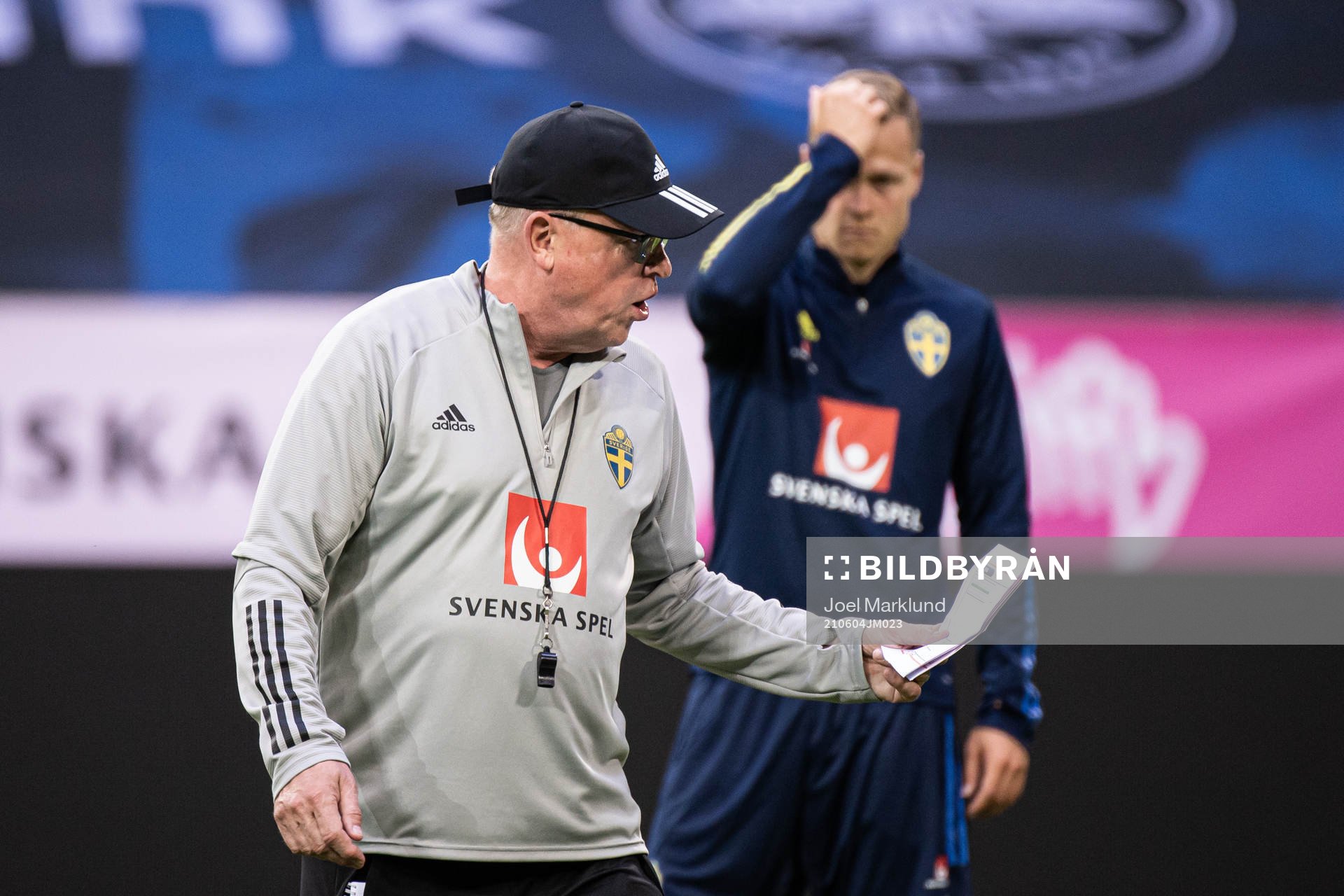 Head coach Janne Andersson of the Swedish national football