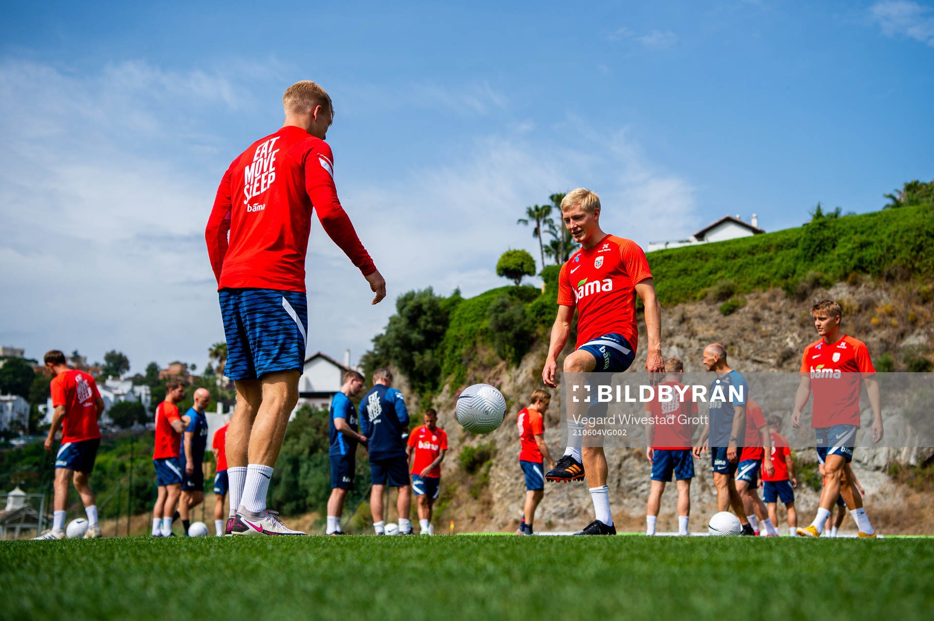 Andreas Hanche-Olsen and Birger Meling of the Norwegian