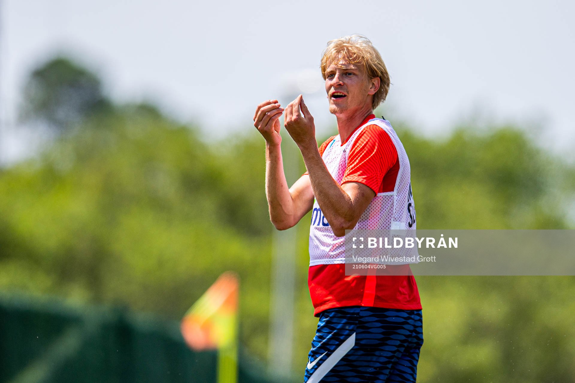 Morten Thorsby of the Norwegian national football team