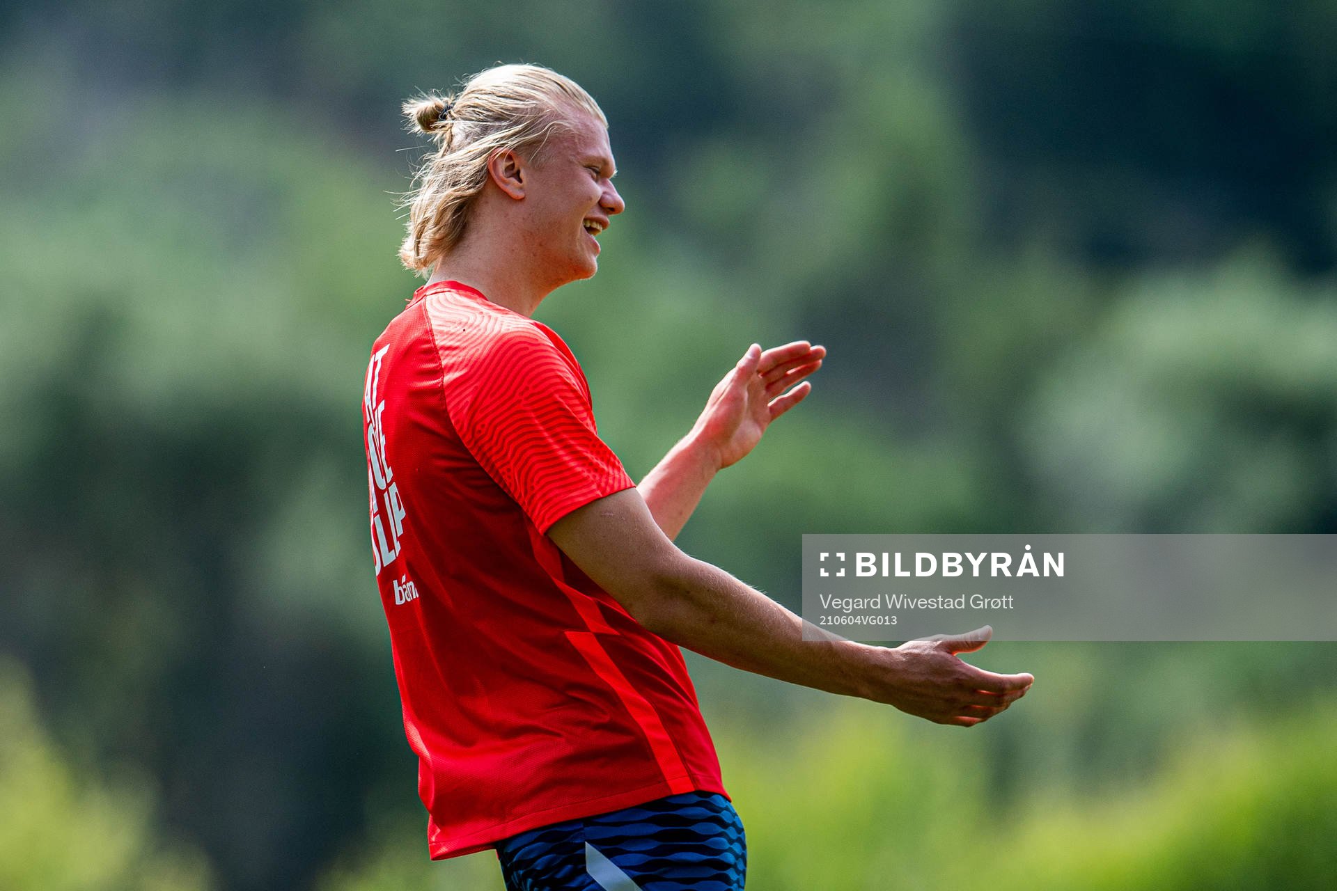 Erling Braut Haaland of the Norwegian national football team