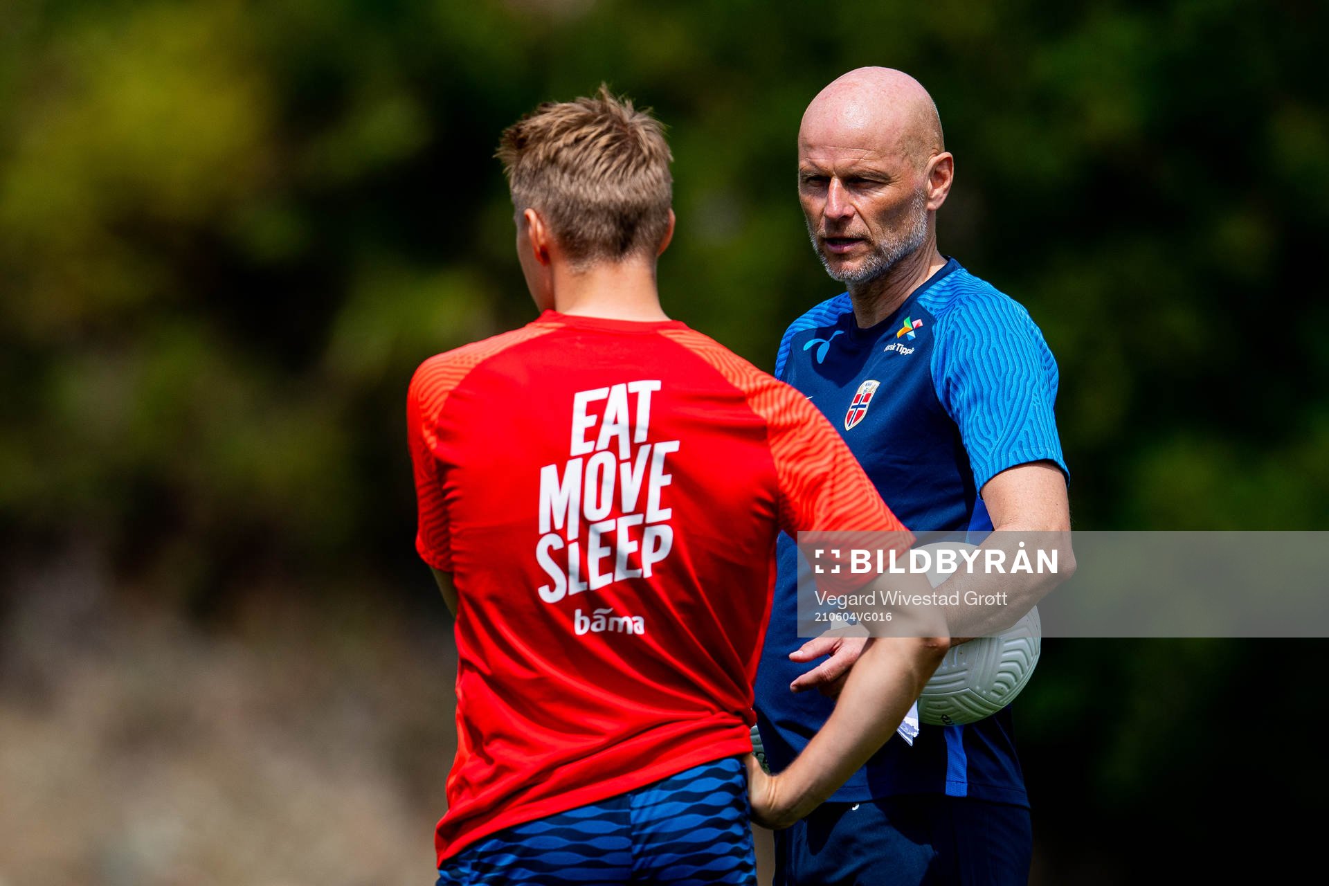 Ståle Solbakken, head coach of the Norwegian national