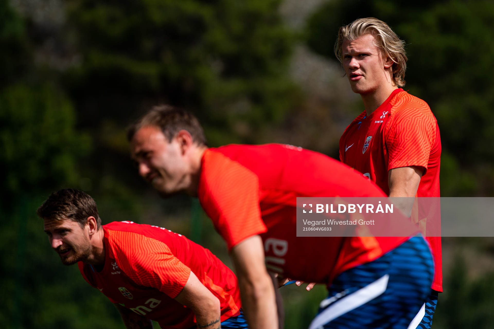 Erling Braut Haaland of the Norwegian national football team