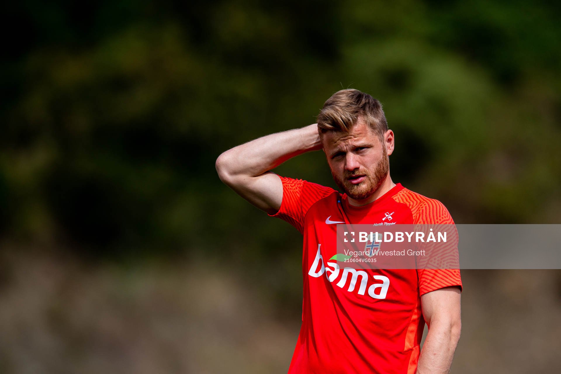 Fredrik Midtsjø of the Norwegian national football team