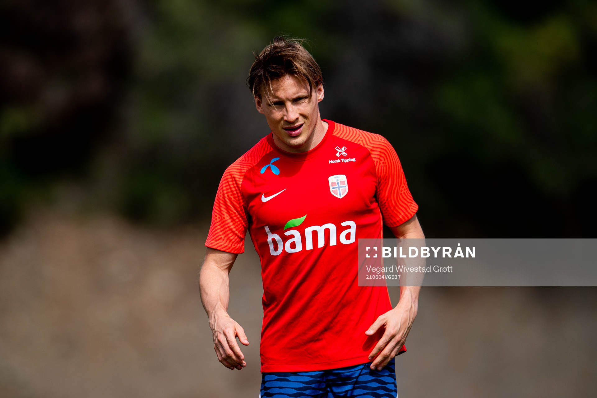 Jonas Svensson of the Norwegian national football team