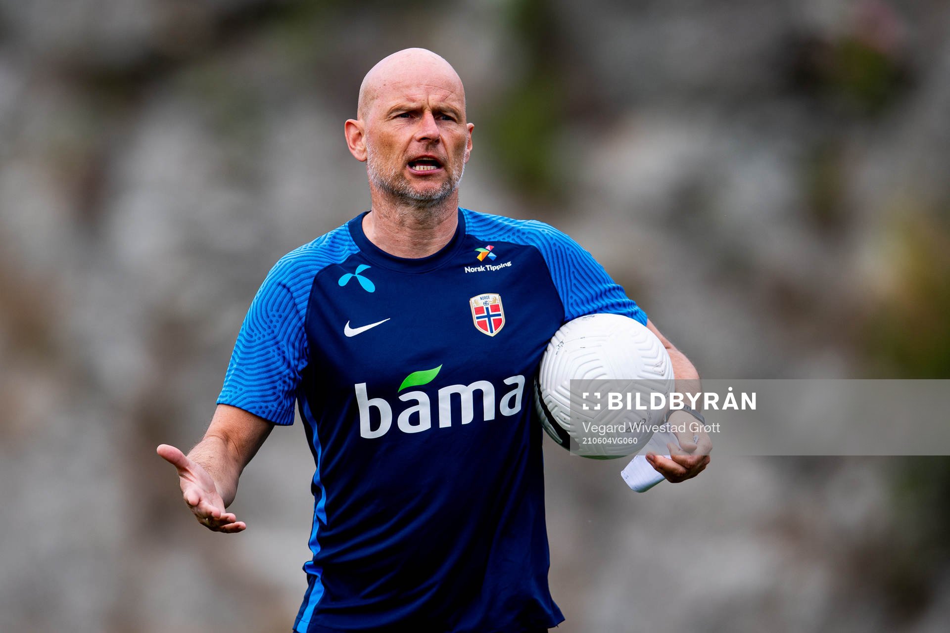 Ståle Solbakken, head coach of the Norwegian national