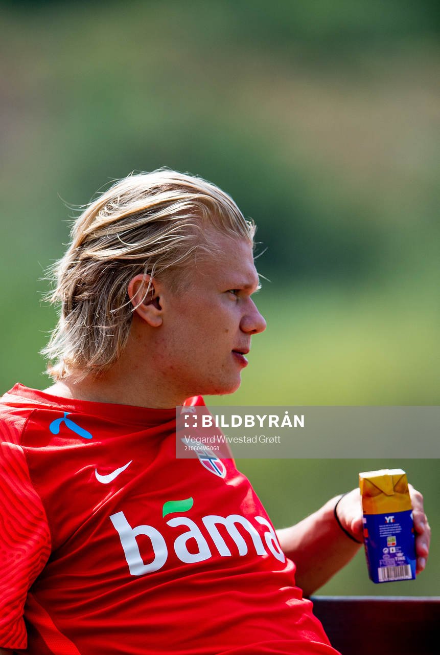 Erling Braut Haaland of the Norwegian national football team