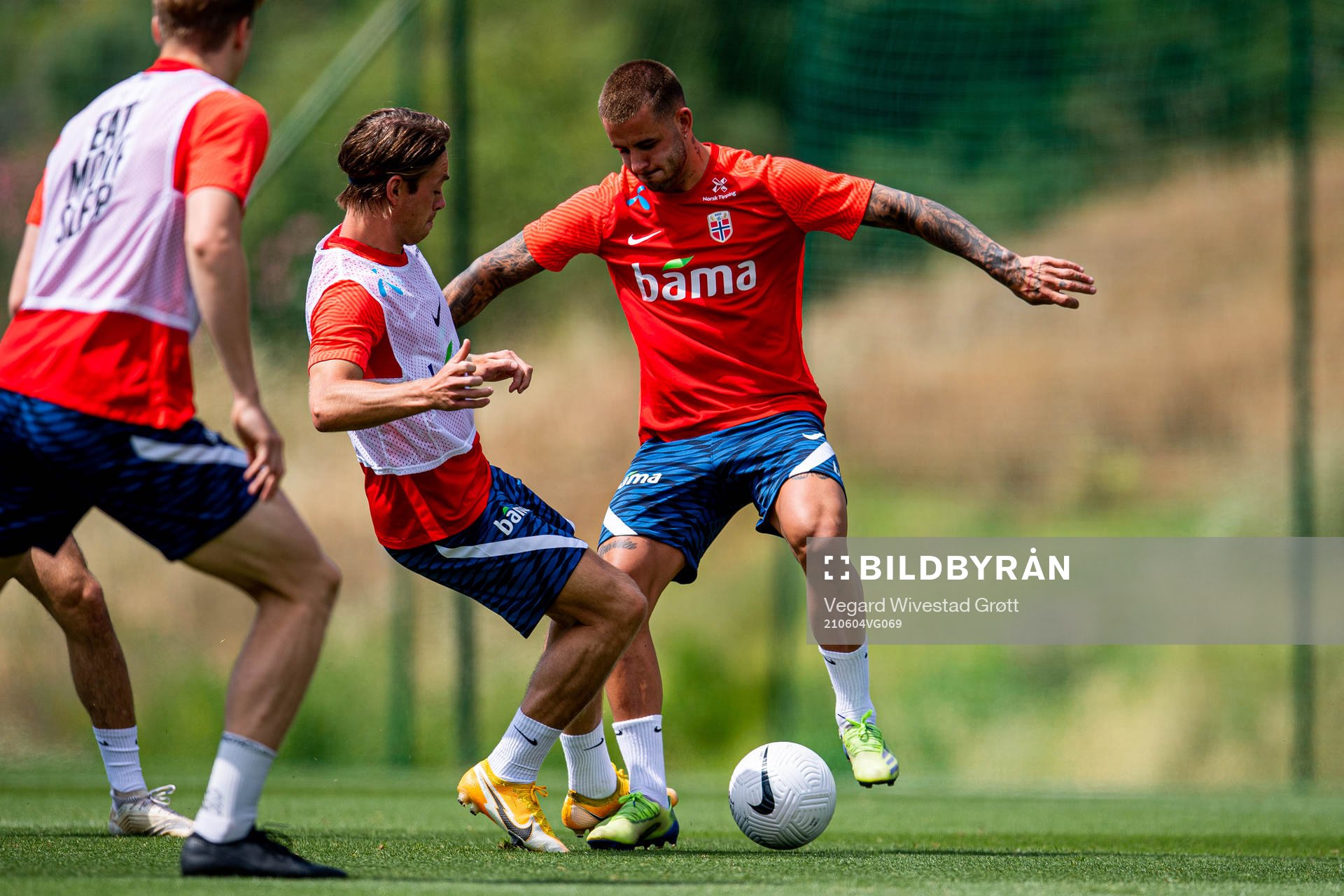 Patrick Berg and Aron Dønnum of the Norwegian national