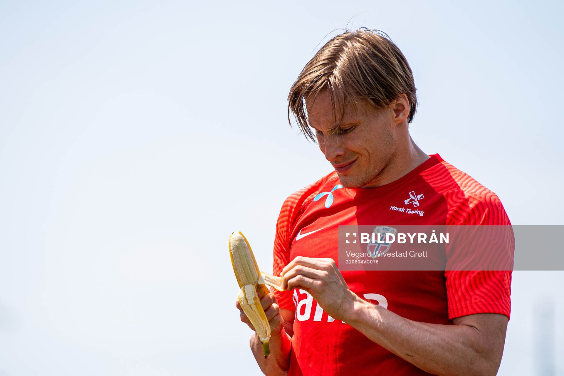 Jonas Svensson of the Norwegian national football team