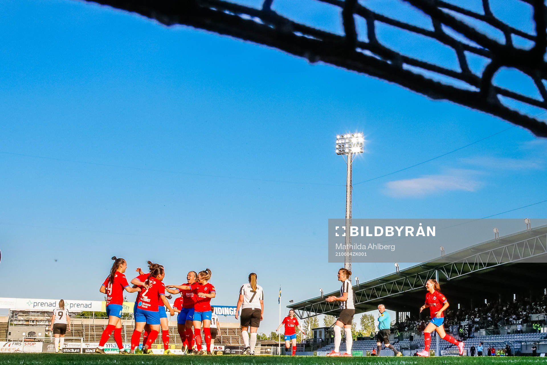 Helsingborgs spelare jublar