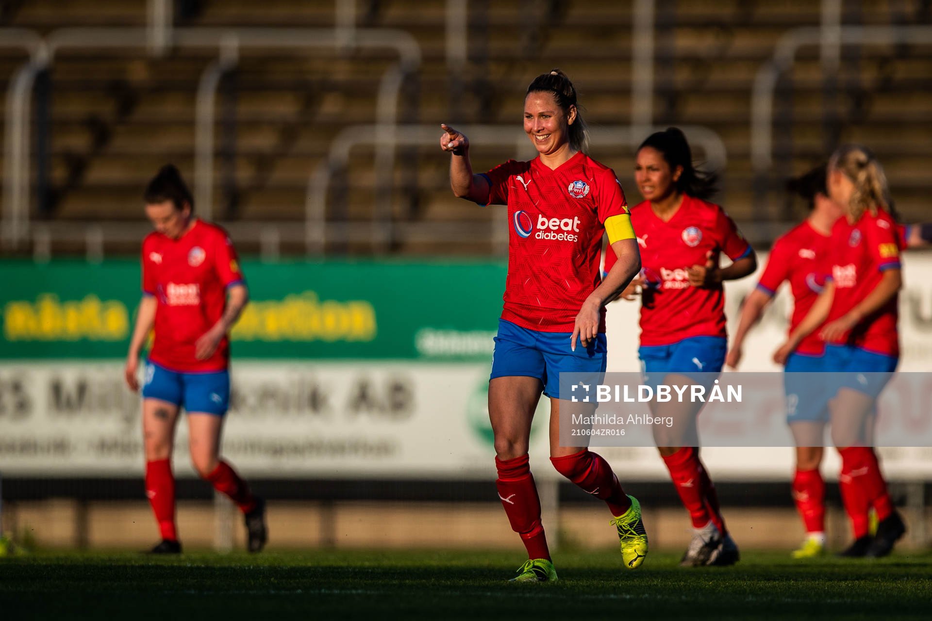 Helsingborgs Josefine Wiksell jublar