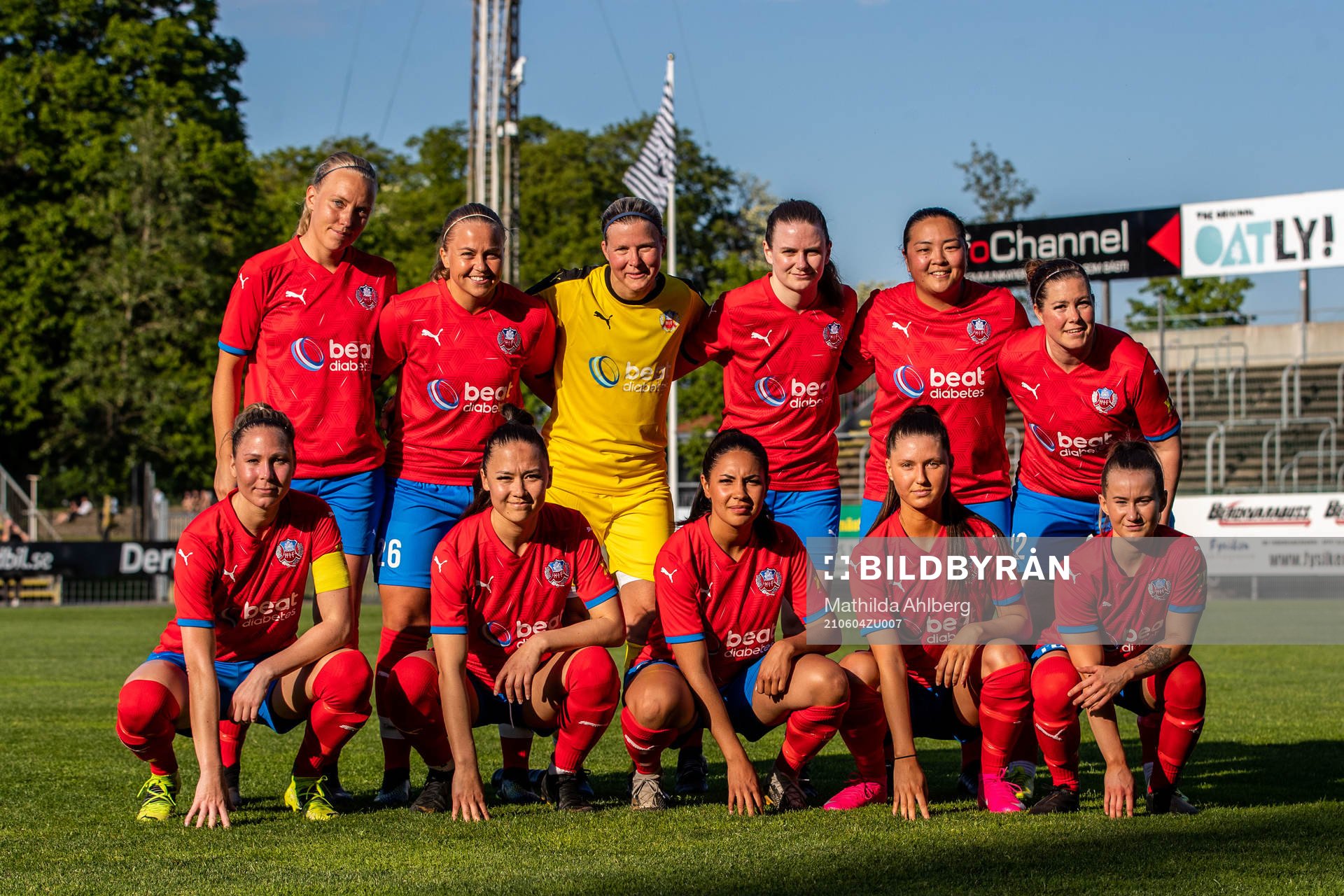 Helsingborgs Johanna Andersson, Stephanie Petersson,