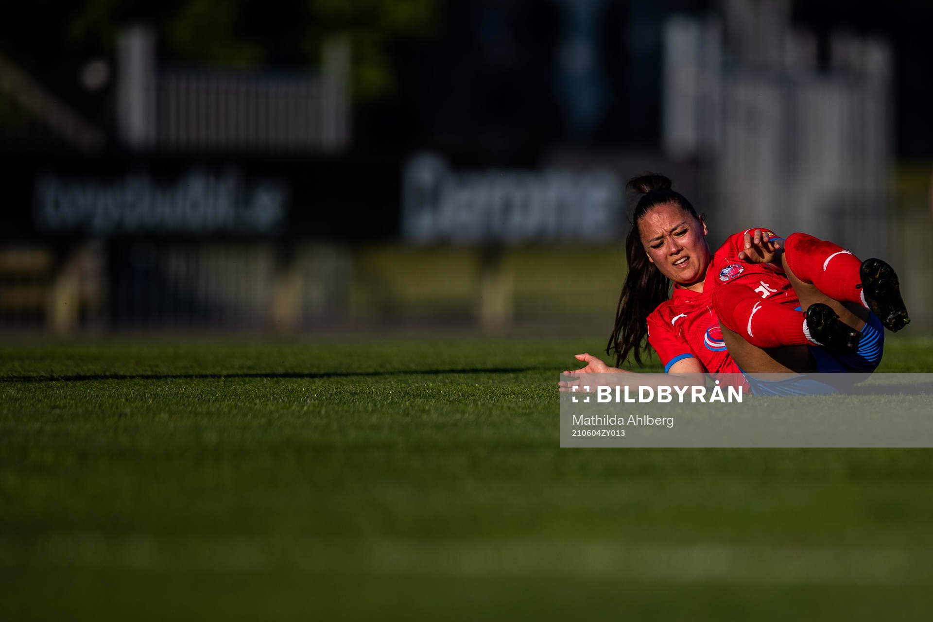 Helsingborgs Isabel Aguilar har ont