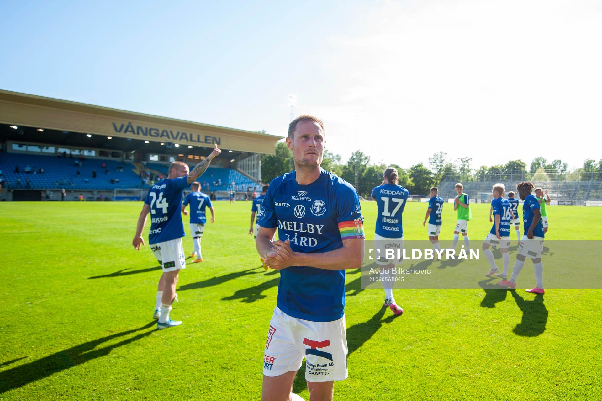 Trelleborgs Anton Tideman jublar