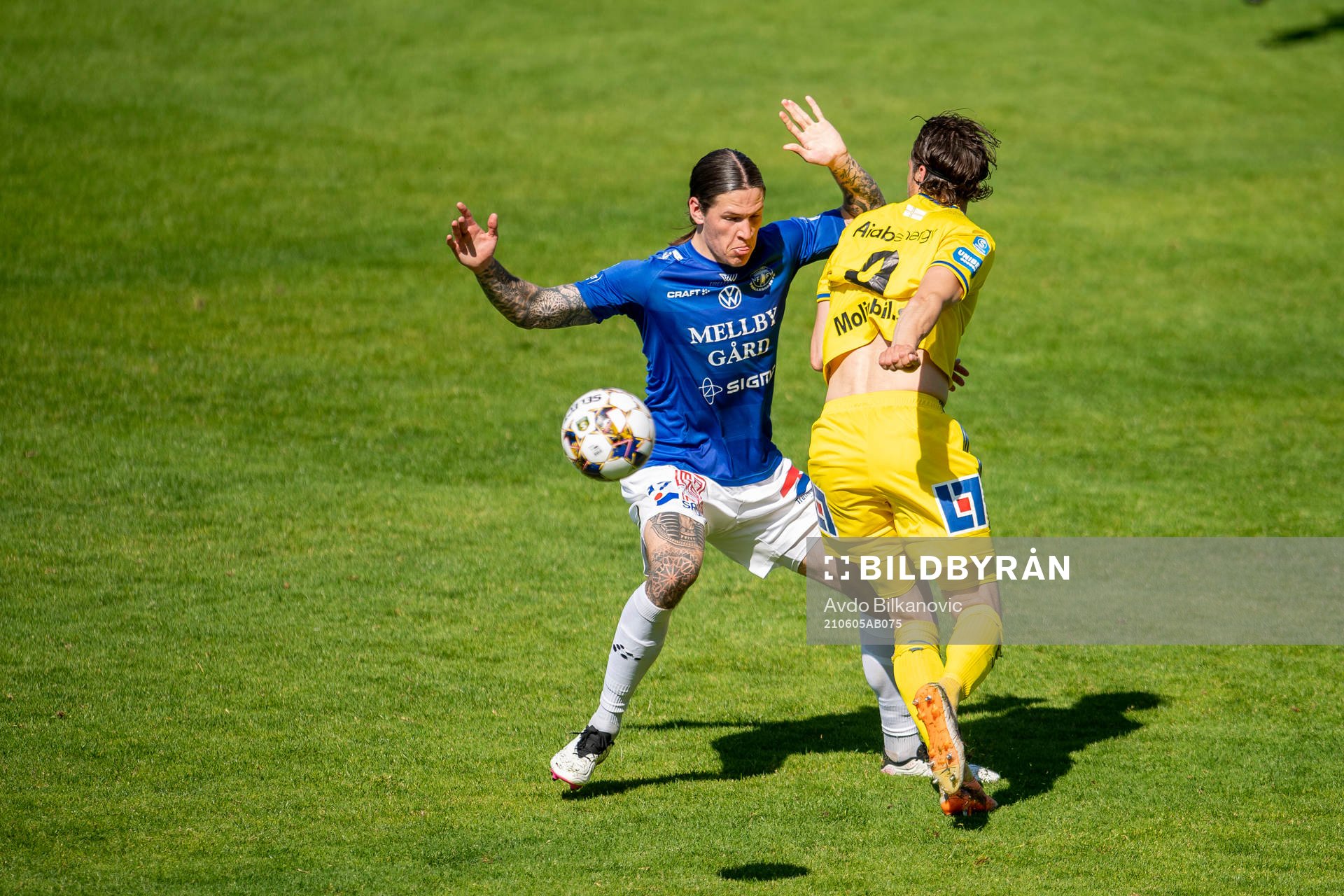 Trelleborgs Isak Jönsson och Sundsvalls Linus Hallenius
