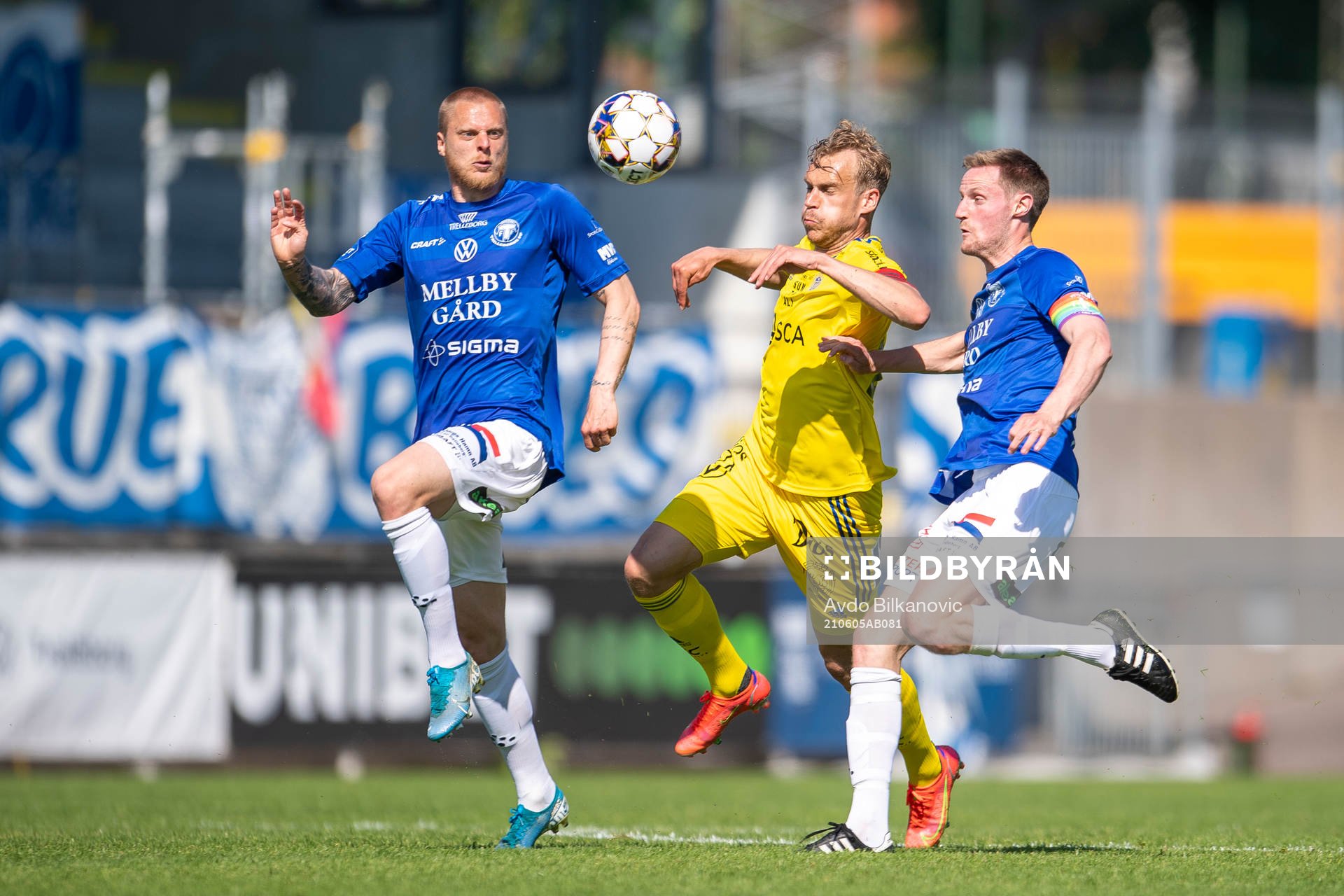 Trelleborgs Mattias Håkansson och Anton Tideman mot
