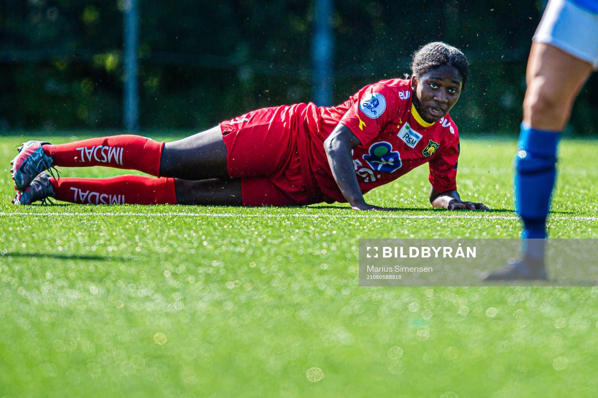 Nadia Ryan Pinto of Røa during the 1. divison football match between Røa and Grei on June 5, 2021 in Oslo.