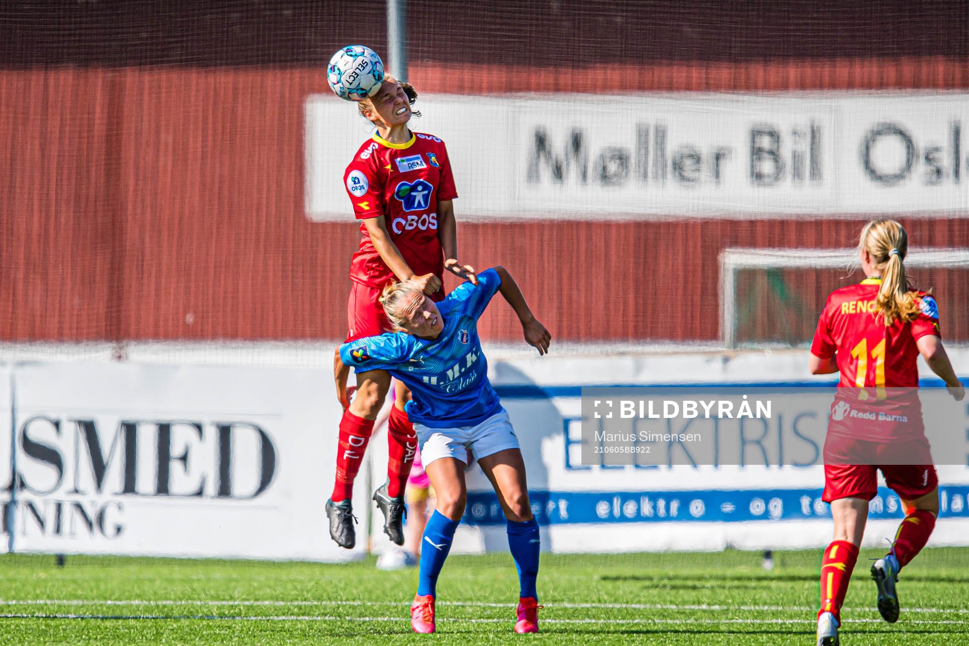 Synne Masdal of Røa during the 1. divison football match between Røa and Grei on June 5, 2021 in Oslo.