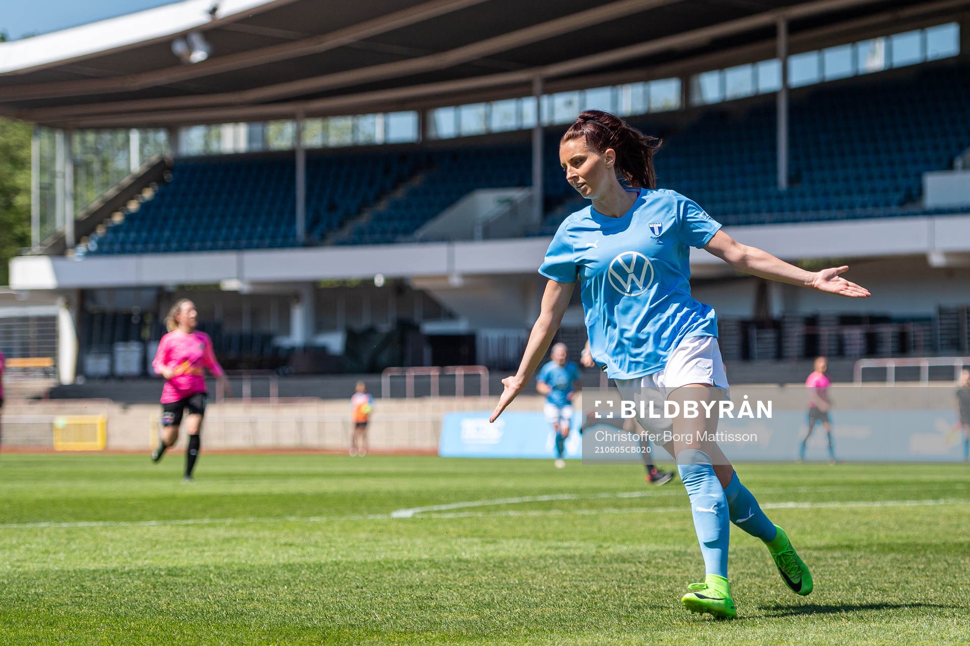 Malmö FFs Malin Gunnarsson jublar