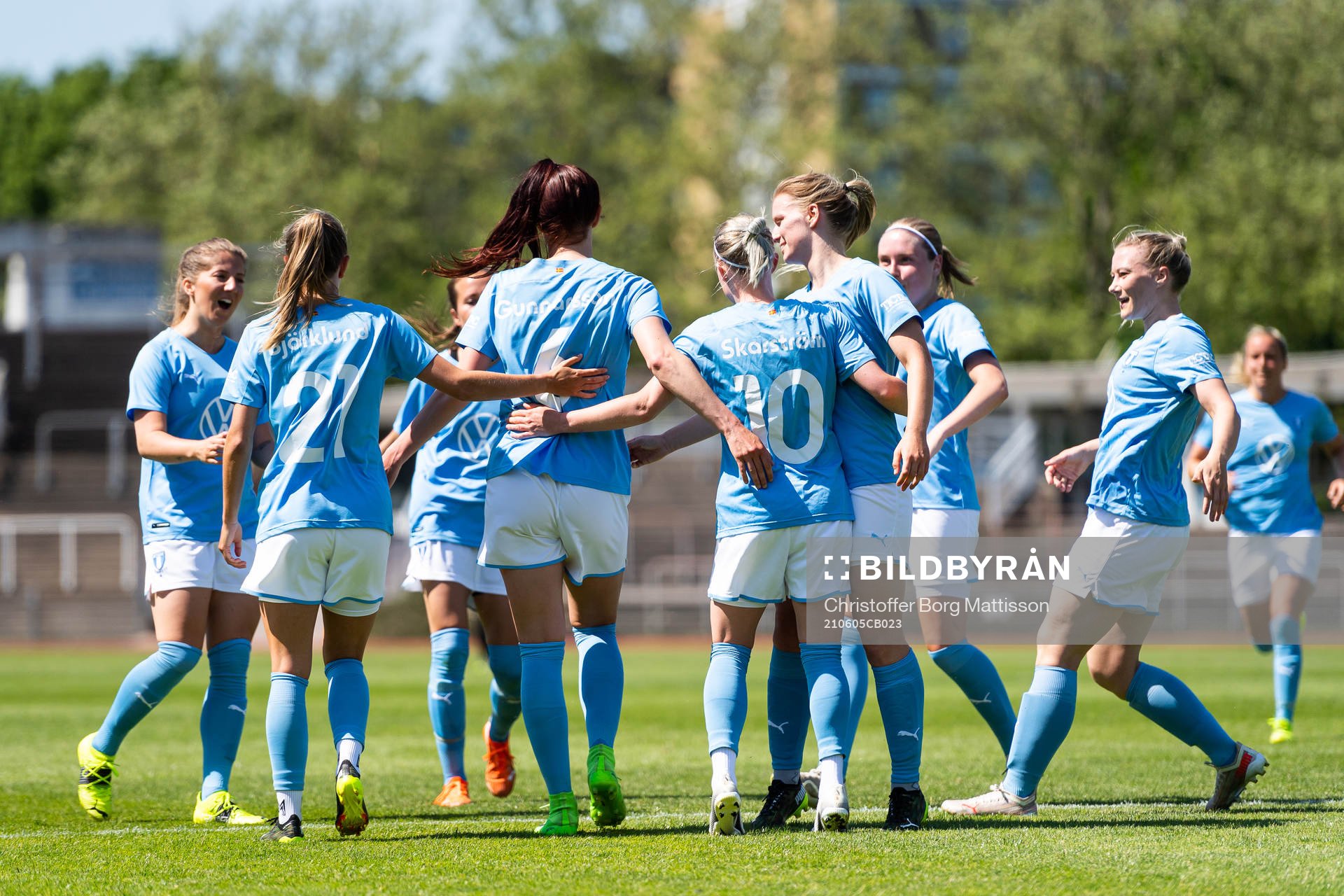 Malmö FFs Malin Gunnarsson jublar