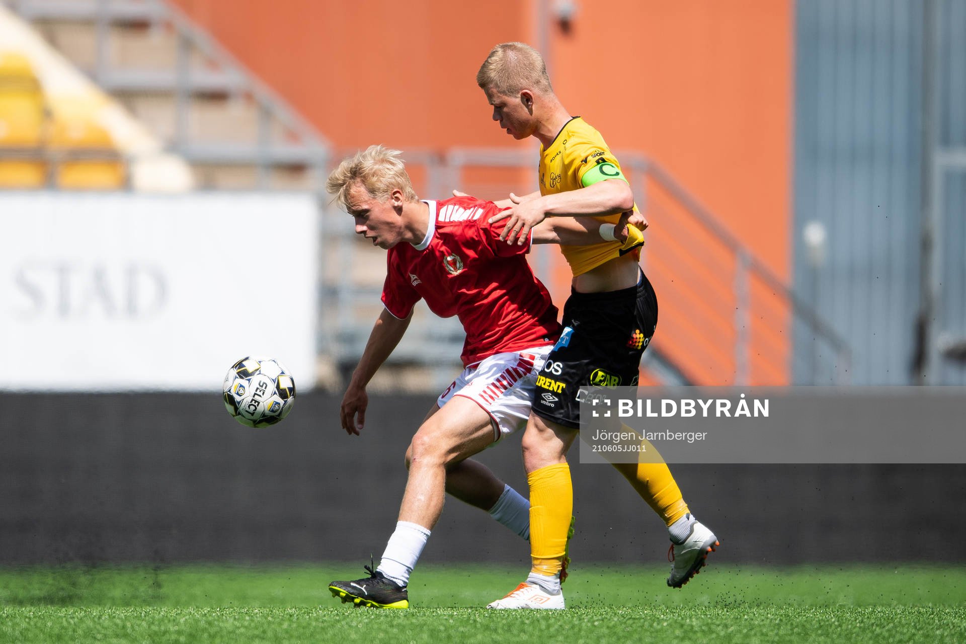 Kalmars Alex Mortensen och Elfsborgs Filip Gustafsson