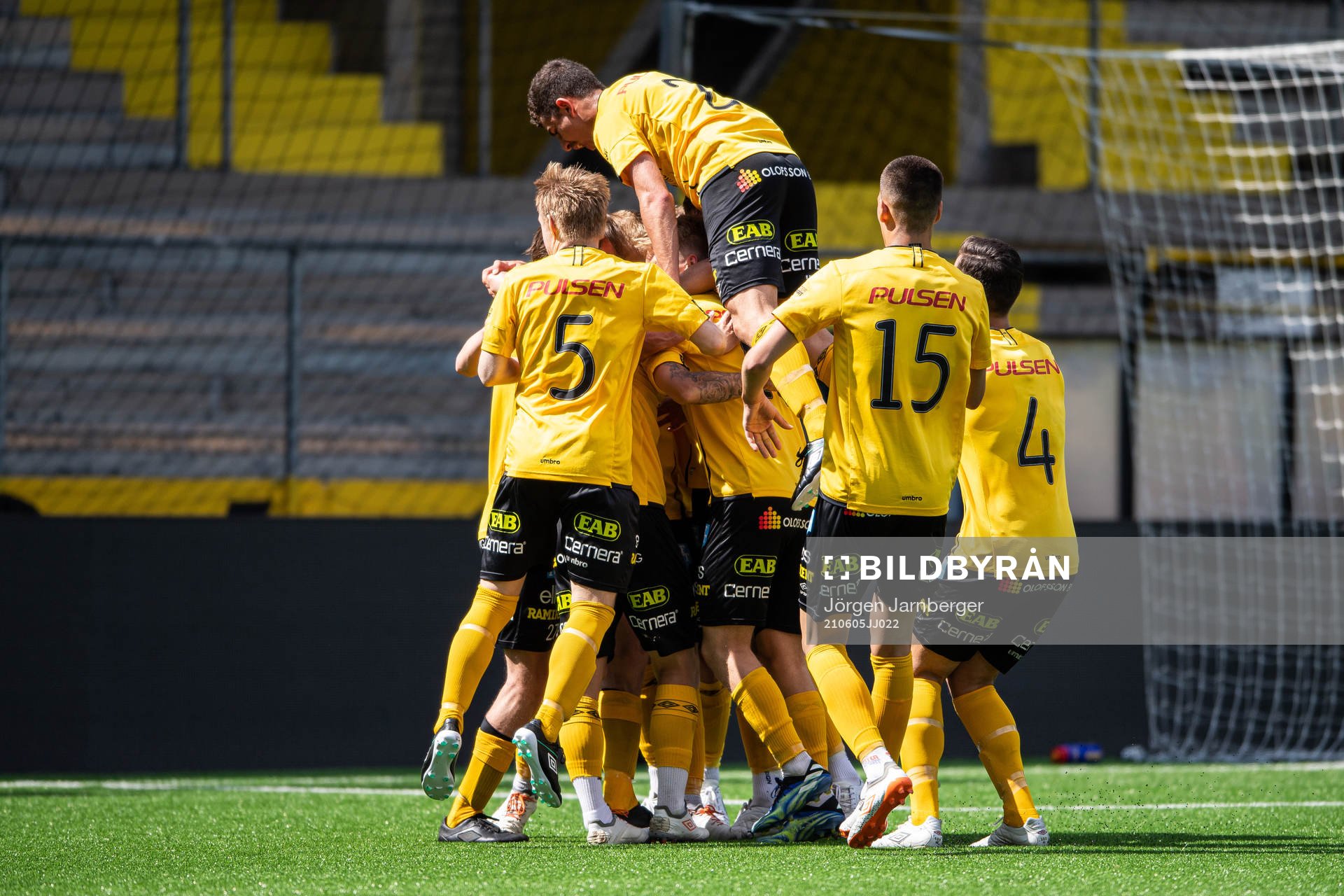 Elfsborgs spelare jublar
