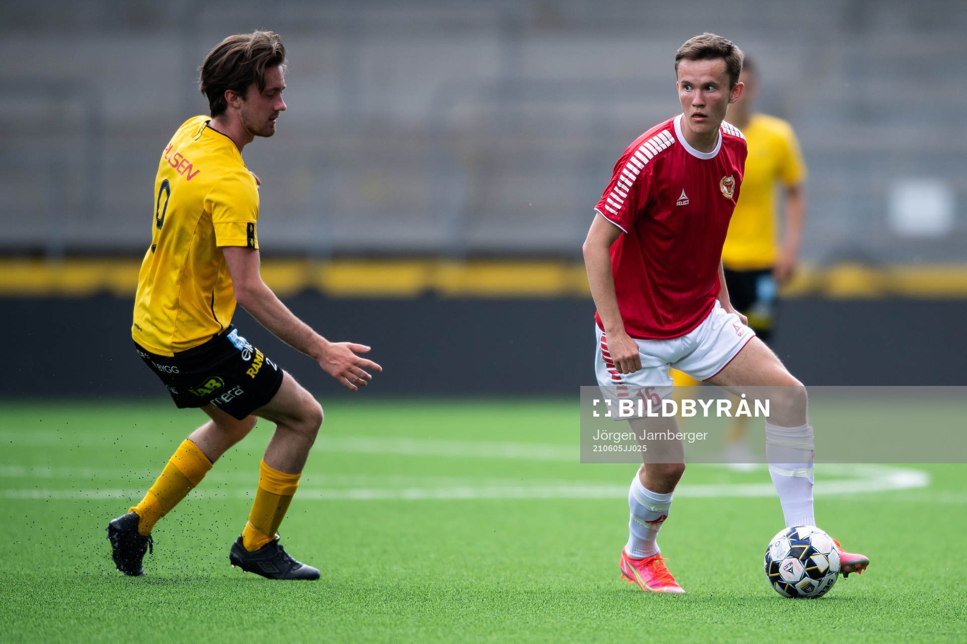 Kalmars Sebastian Nilsson och Elfsborgs Kevin Strand