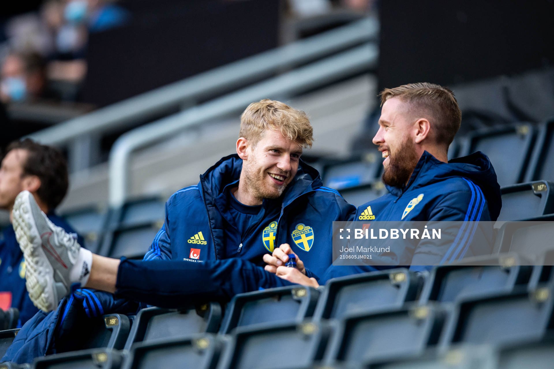 Philip Helander and Pontus Jansson of Sweden