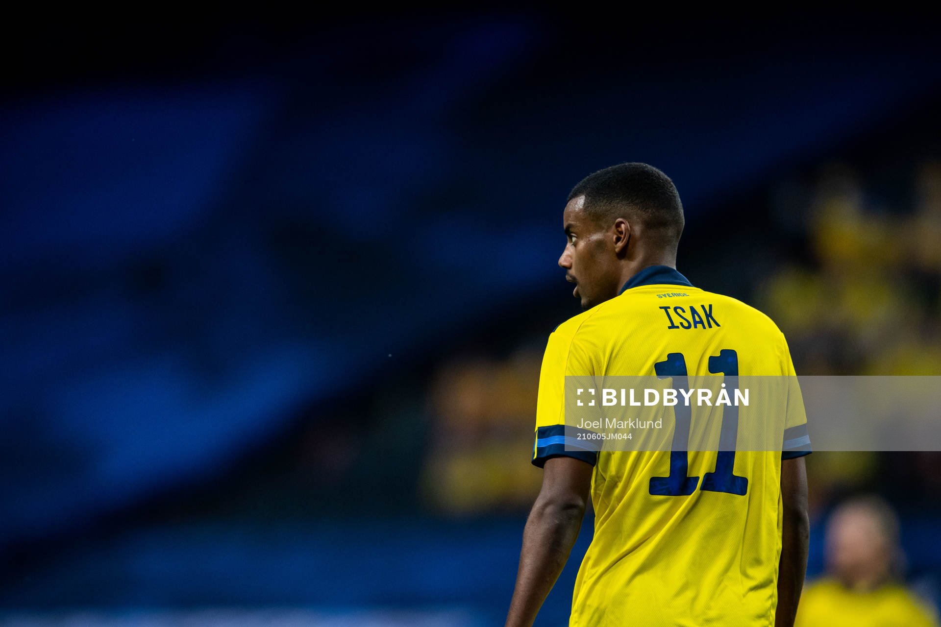 Alexander Isak of Sweden