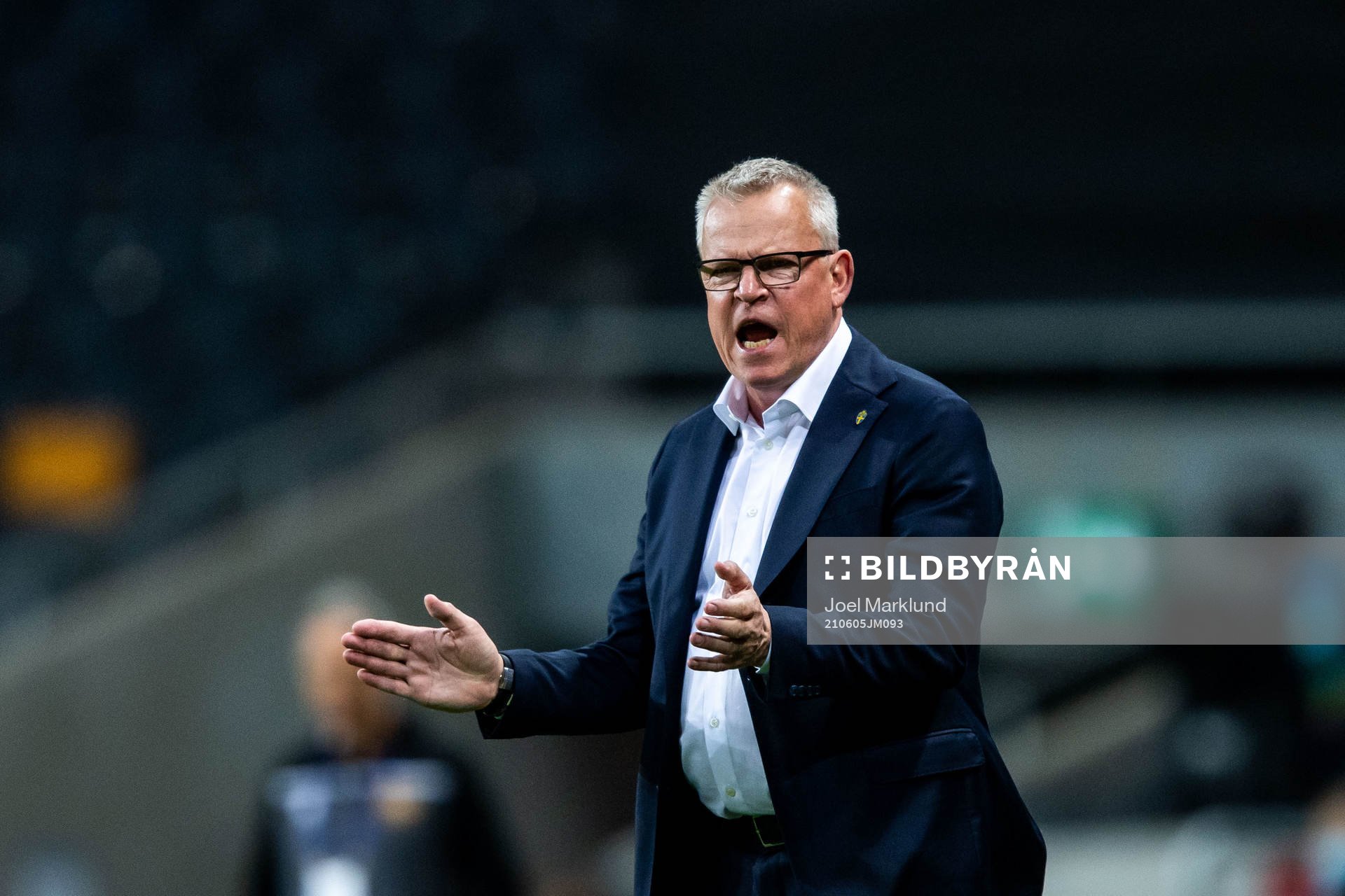 Janne Andersson, head coach of Sweden