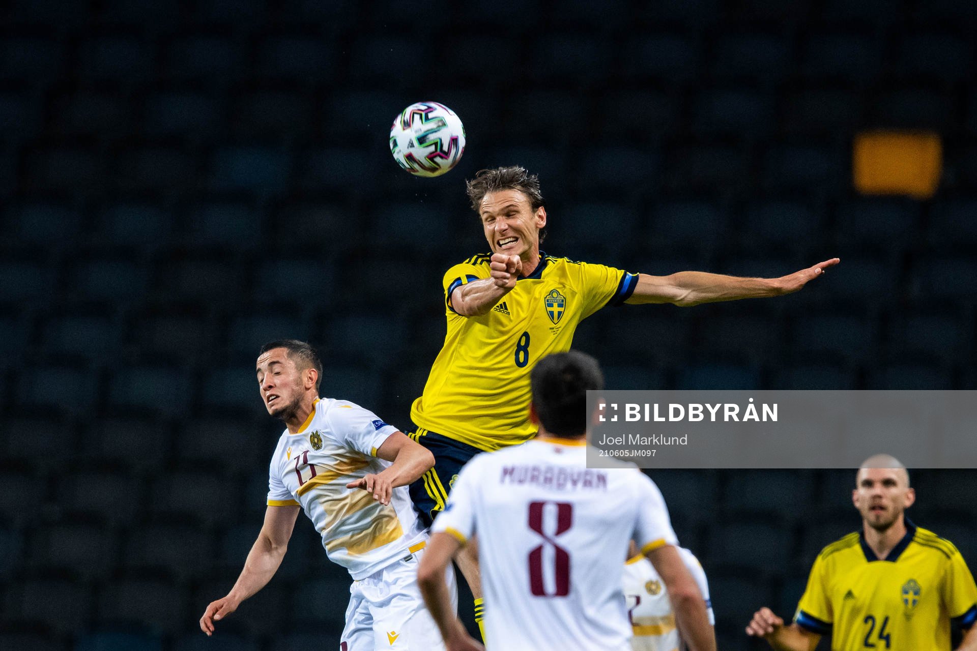 Vahan Bichakhcyan of Armenia and Albin Ekdal of Sweden
