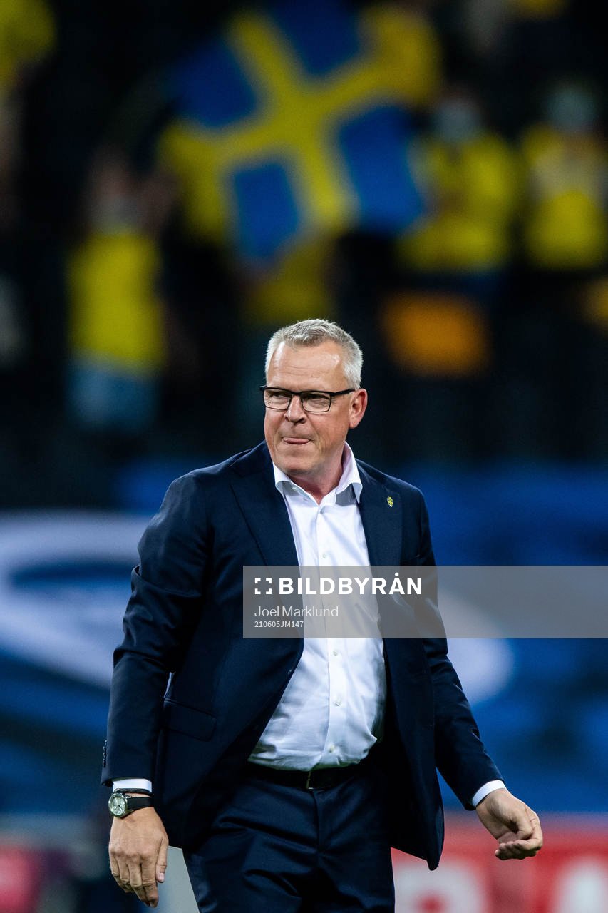 Janne Andersson, head coach of Sweden
