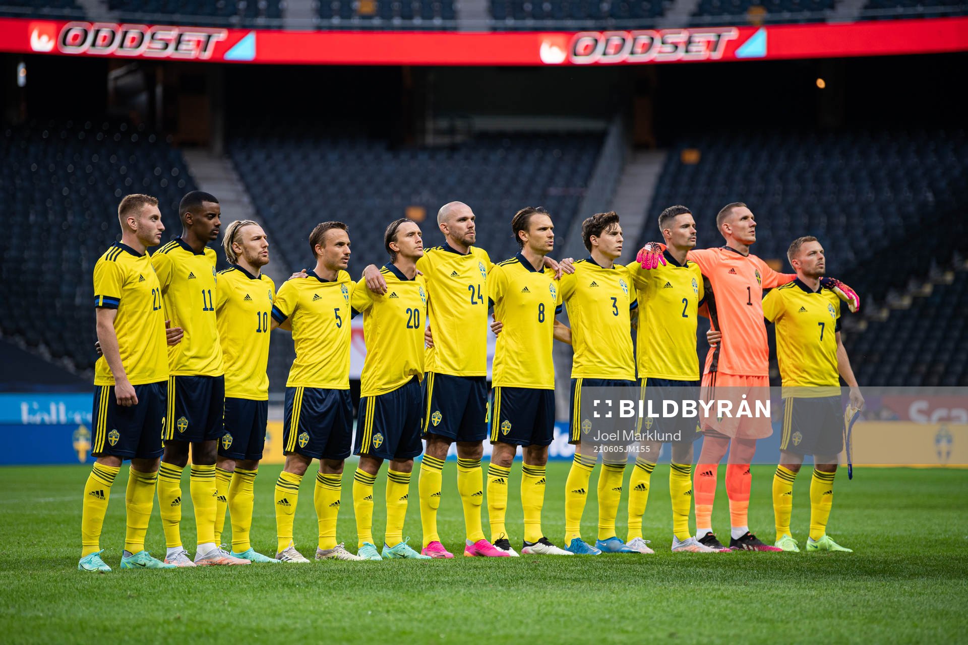 Dejan Kulusevski, Alexander Isak, Emil Forsberg, Pierre