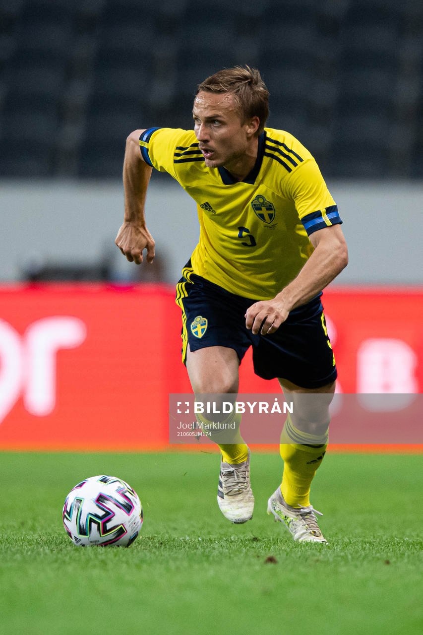 Pierre Bengtsson of Sweden 0during the international
