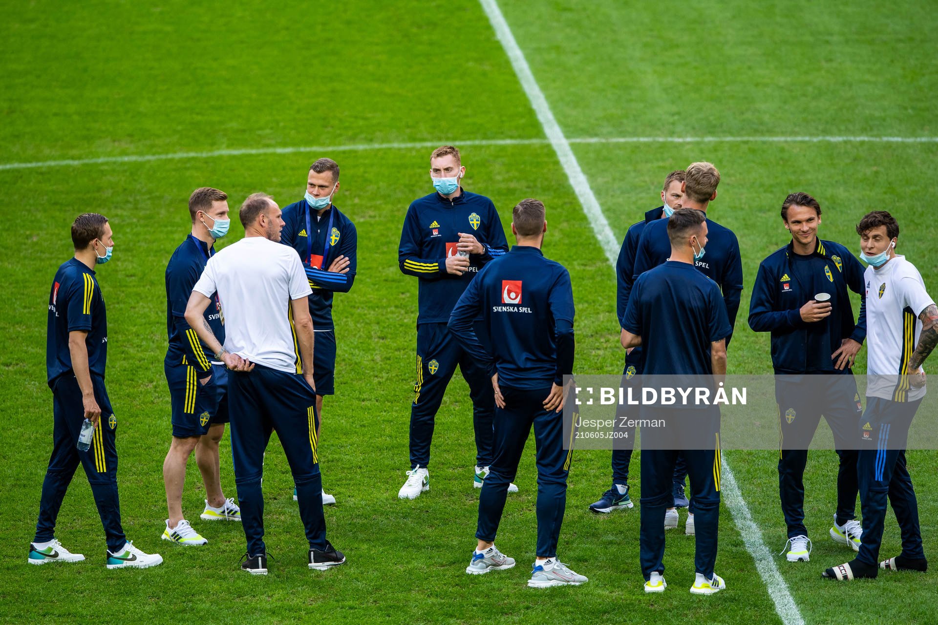 Ludwig Augustinsson, Emil Krafth, Andreas Granqvist, Victor