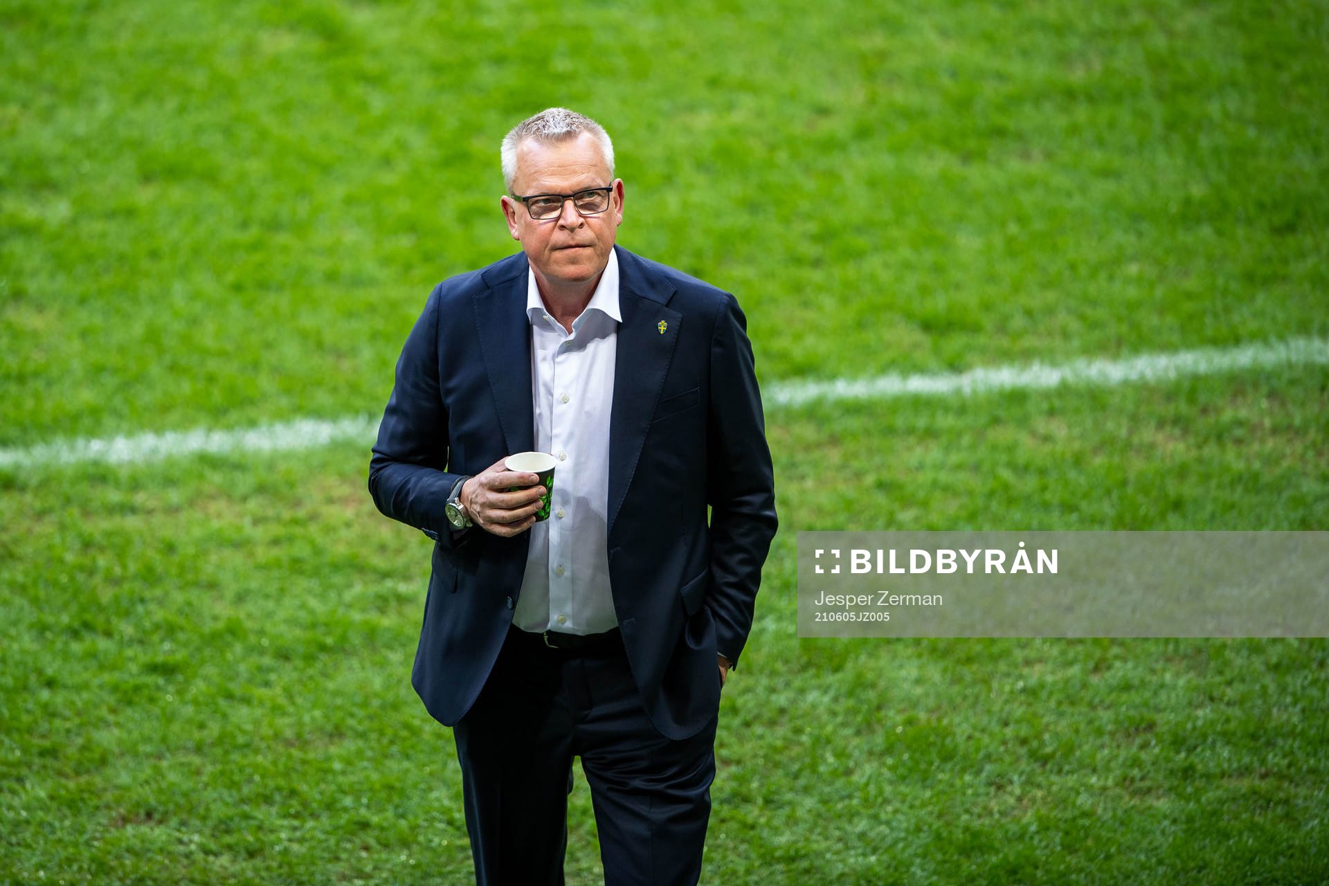 Janne Andersson, head coach of Sweden