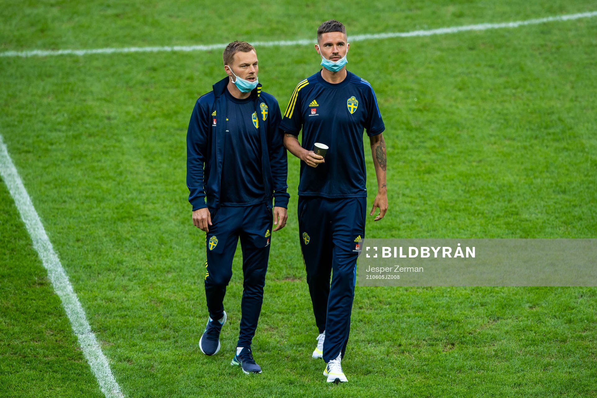 Sebastian Larsson and Mikael Lustig of Sweden